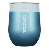 Corkcicle Stemless 12 oz Wine Tumbler, Sliding Lid, Insulated Stainless Steel Front_Flat