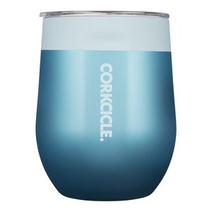 Corkcicle Stemless 12 oz Wine Tumbler, Sliding Lid, Insulated Stainless Steel