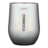 Corkcicle Stemless 12 oz Wine Tumbler, Sliding Lid, Insulated Stainless Steel Front_Flat
