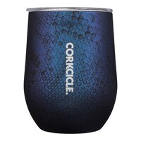 Corkcicle Stemless 12 oz Wine Tumbler, Sliding Lid, Insulated Stainless Steel Front_Flat