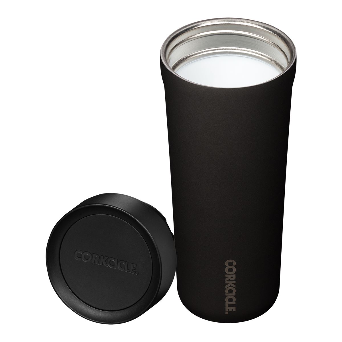 Corkcicle Commuter 17 oz Mug, Sip Lid, Insulated Stainless Steel, Leak Proof