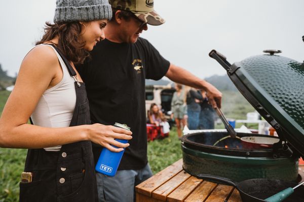 YETI Rambler Slim Can 12 oz Can Sleeve/Koozie, Screw Cap, Insulated Stainless Steel