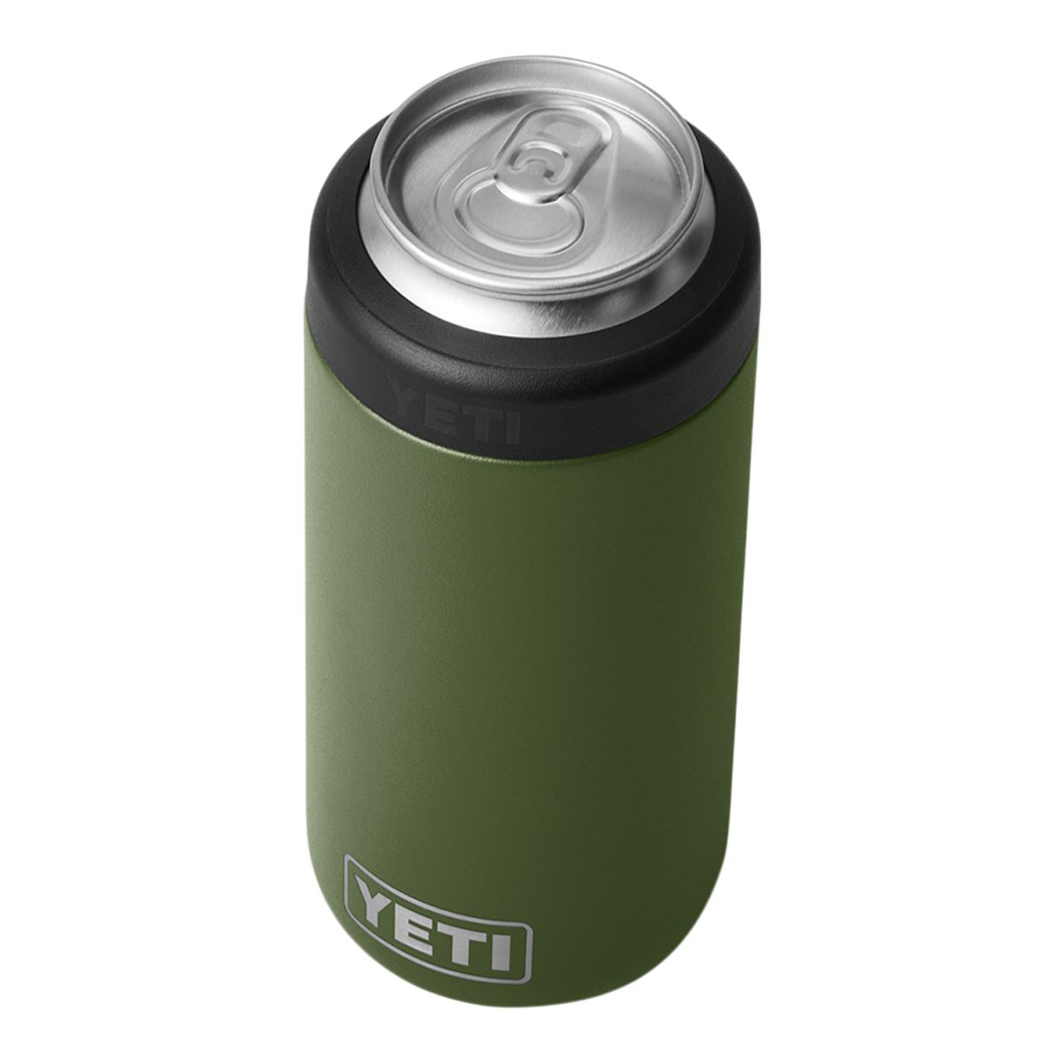 YETI Rambler Tall Can 16 oz Can Sleeve/Koozie, Screw Cap, Insulated Stainless Steel