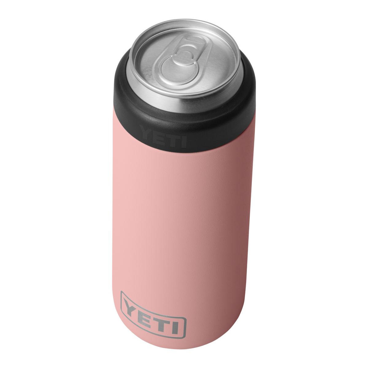 YETI Rambler Slim Can 12 oz Can Sleeve/Koozie, Screw Cap, Insulated Stainless Steel