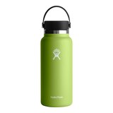 Hydroflask Wide Mouth 32 oz Water Bottle, Screw Cap, Insulated Stainless Steel Front_Flat