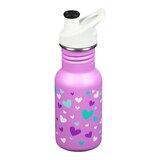 Klean Kanteen Kids' 12 oz Water Bottle with Sport Cap Side_Left