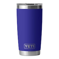 YETI Rambler 20 oz Tumbler, Sliding Lid, Insulated Stainless Steel, Dishwasher Safe Front_Flat