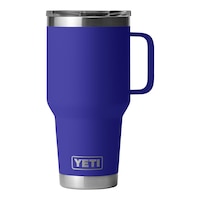 YETI Rambler 30 oz Mug, Sliding Lid, Insulated Stainless Steel, Dishwasher Safe Front_Flat