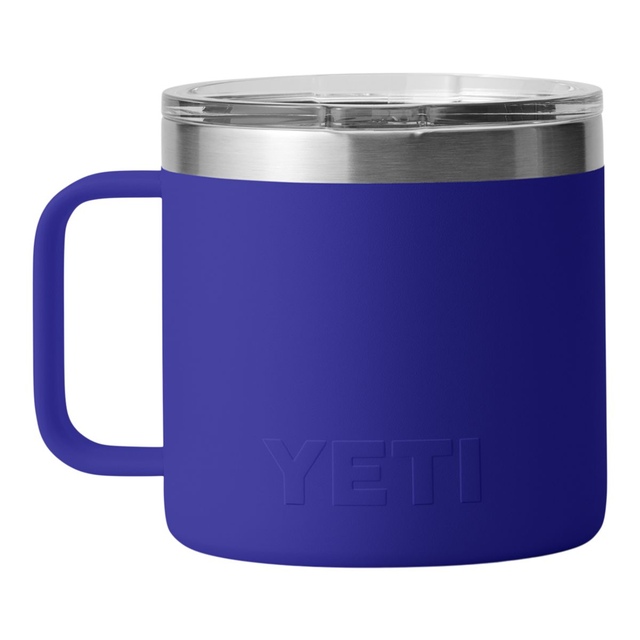 YETI Rambler 14 oz Mug, Sliding Lid, Insulated Stainless Steel
