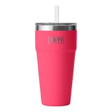 YETI Rambler 26 oz Tumbler, Straw Lid, Insulated Stainless Steel, Dishwasher Safe Front_Elevated