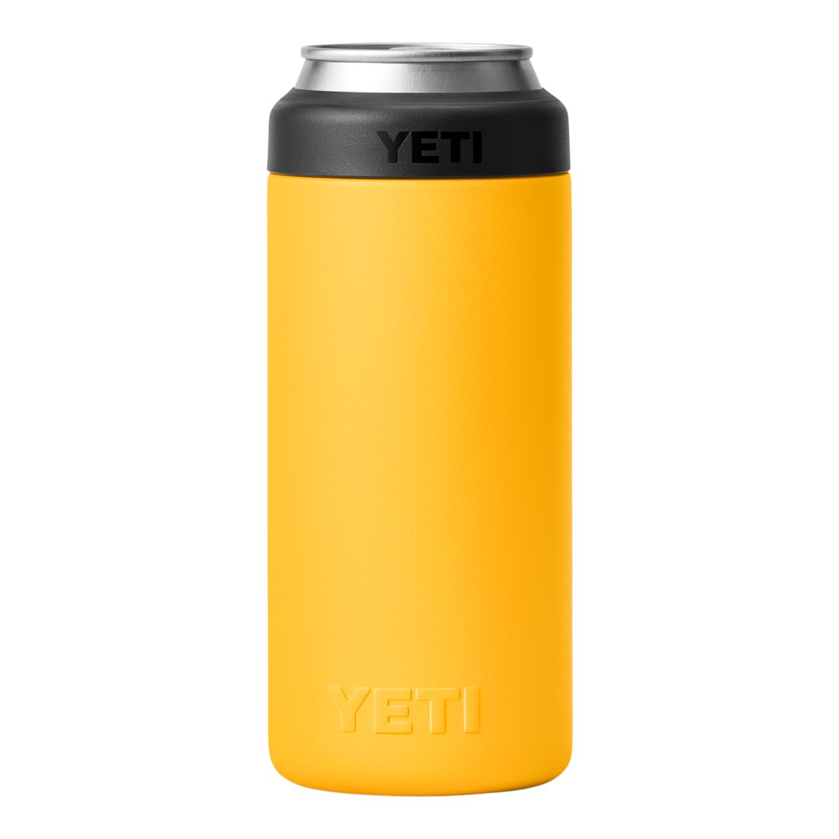 YETI Rambler Slim Can 12 oz Can Sleeve/Koozie, Screw Cap, Insulated Stainless Steel