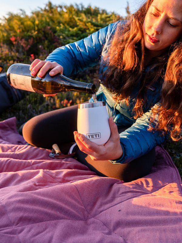 YETI Rambler 10 oz Wine Tumbler, Sliding Lid, Insulated Stainless Steel