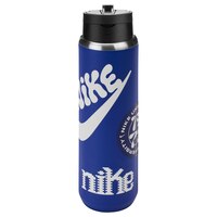 Nike Recharge Stainless Steel Water Bottle 24 Oz Graphic Straw Bottle Front_Flat