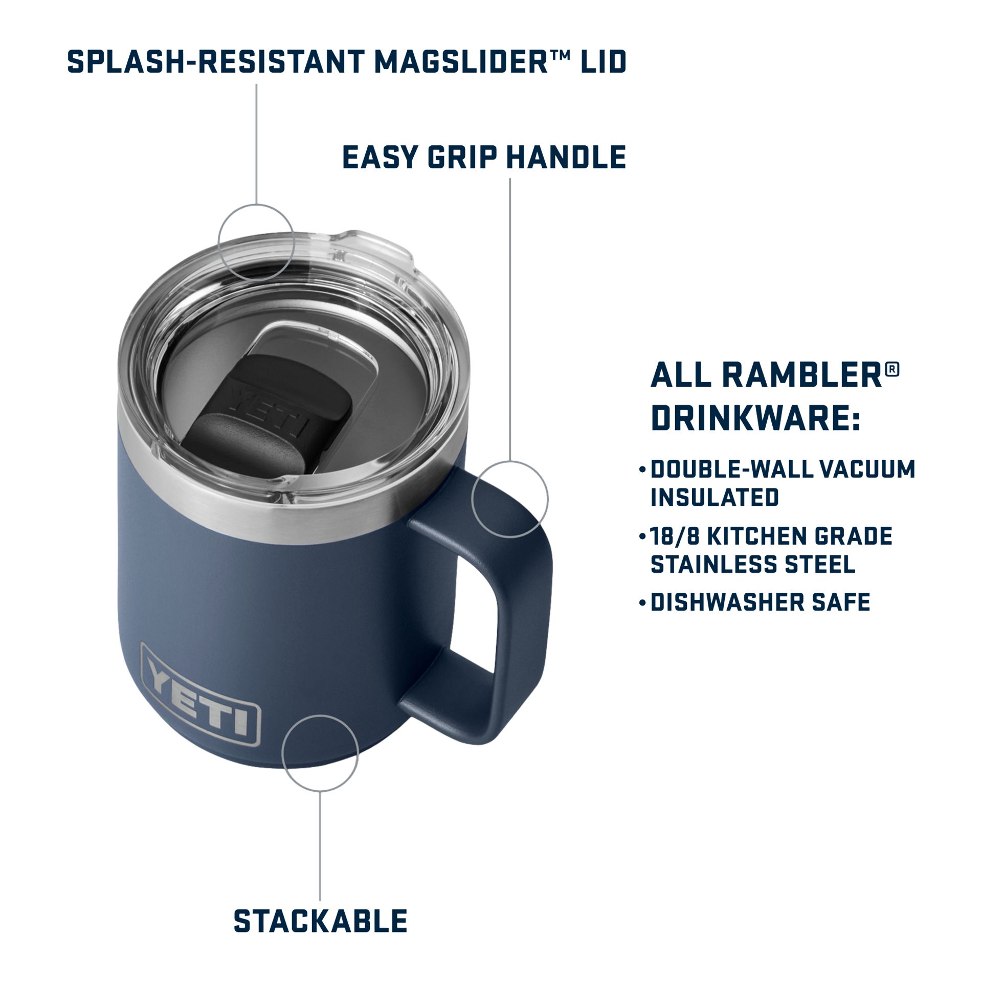 YETI Rambler® 10 oz Tumbler with MagSlider™ Lid
