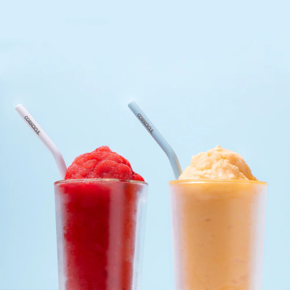 Corkicle Ceramic Coated Straw Set CloseUp