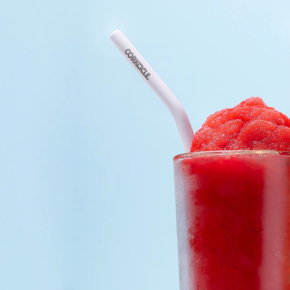 Corkcicle Ceramic Coated Straw Set CloseUp