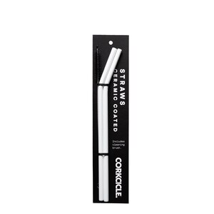 Corkcicle Ceramic Coated Straw Set