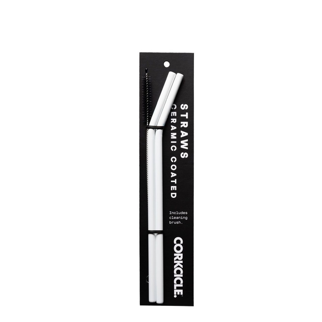 Corkcicle Ceramic Coated Straw Set Front_Flat