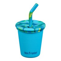 Klean Kanteen Kids' 10 oz Cup With Straw Lid Front_Flat
