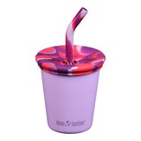 Klean Kanteen Kids' 10 oz Cup With Straw Lid Front_Flat