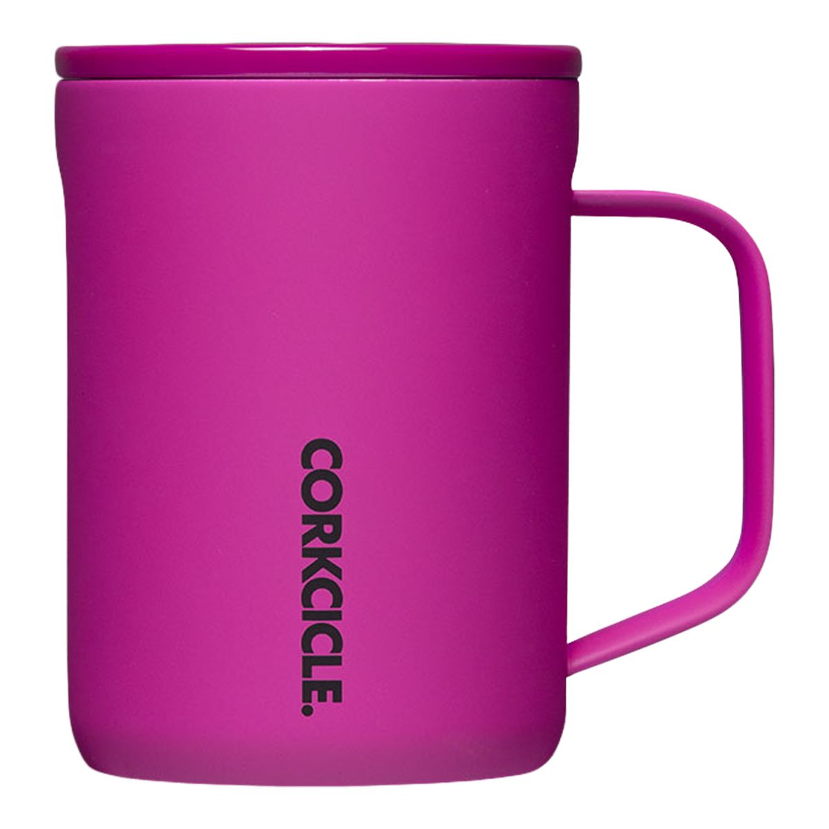 Corkcicle Commuter Cup 17 Ounce Insulated Spill Proof Travel Mug, Snowdrift