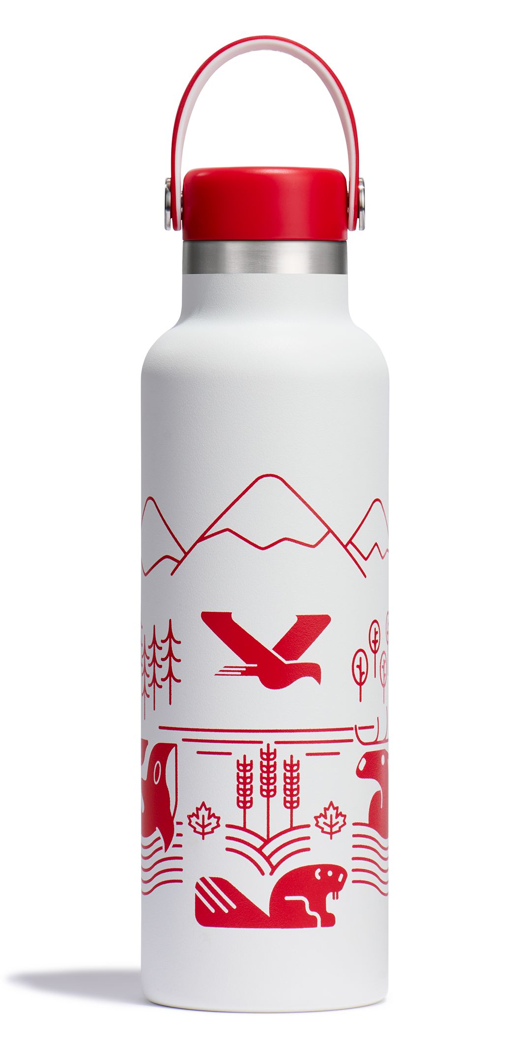 Stainless Steel Red Hydro Flask 21 Oz Hydro Flask 21 Oz Standard