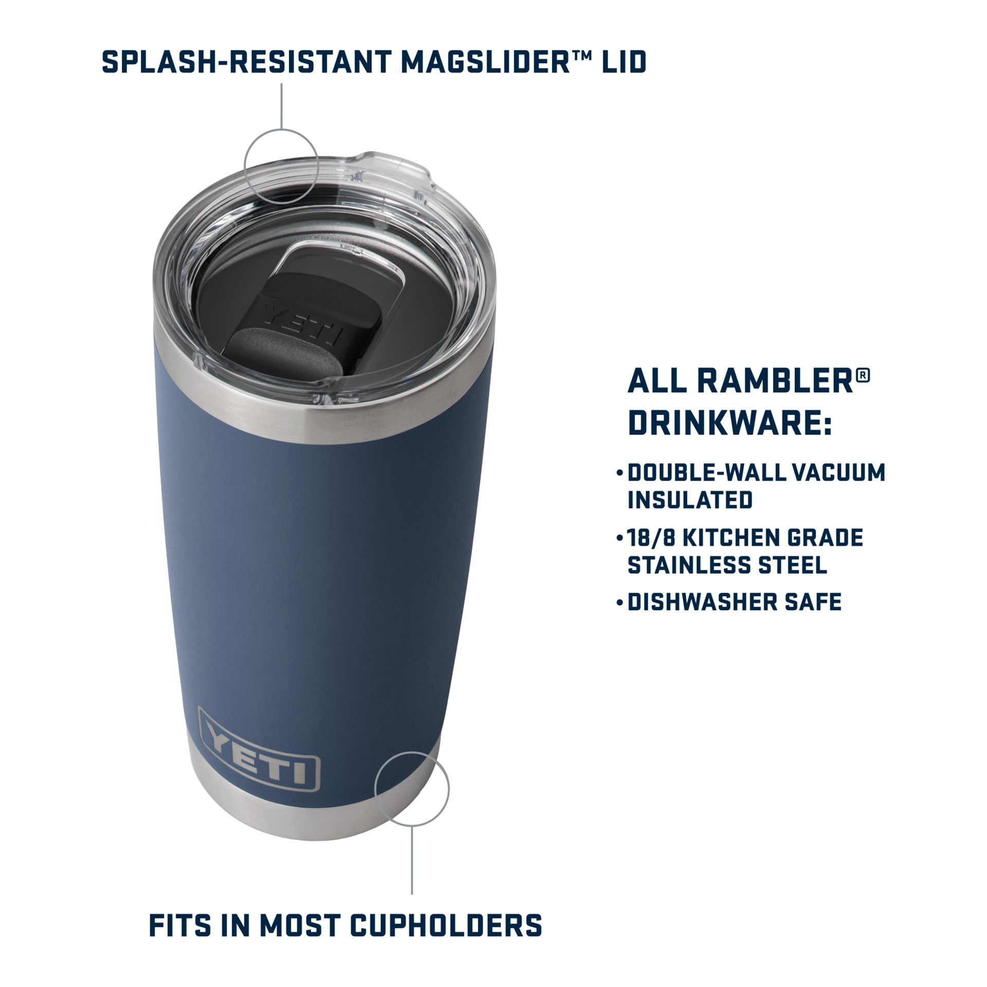 YETI Rambler® 20 oz Tumbler with MagSlider™ Lid | SportChek