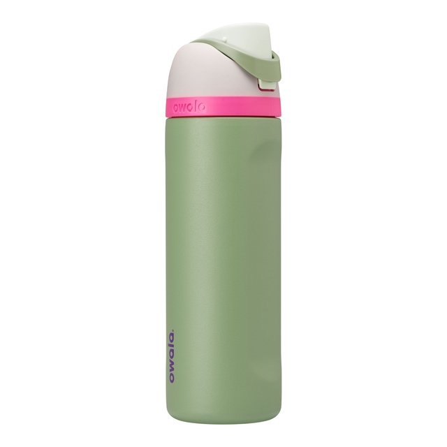 Owala FreeSip 24 oz Stainless Steel Water Bottle in Blue Oasis | C0595 – Glik's