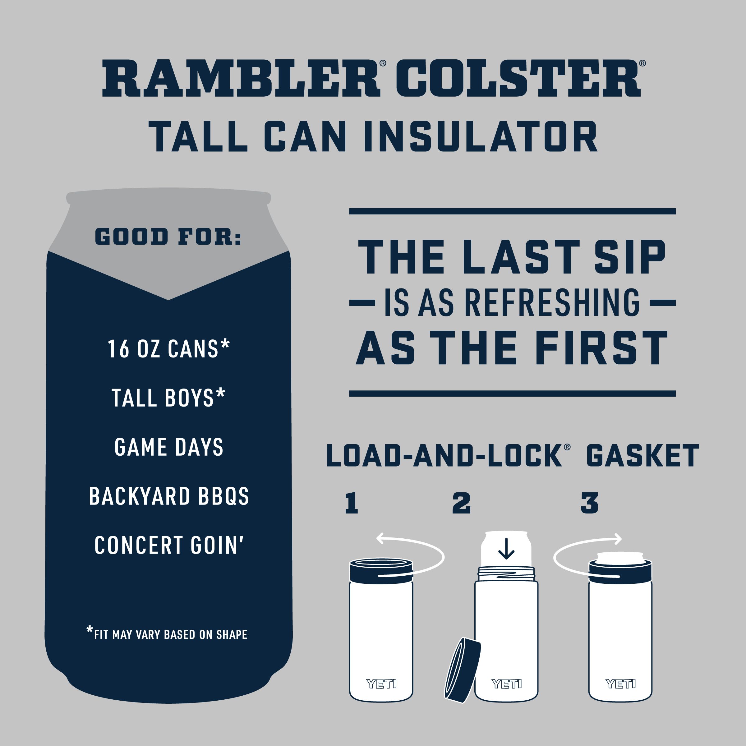 YETI Rambler® 16 oz Colster® Tall Can Insulator