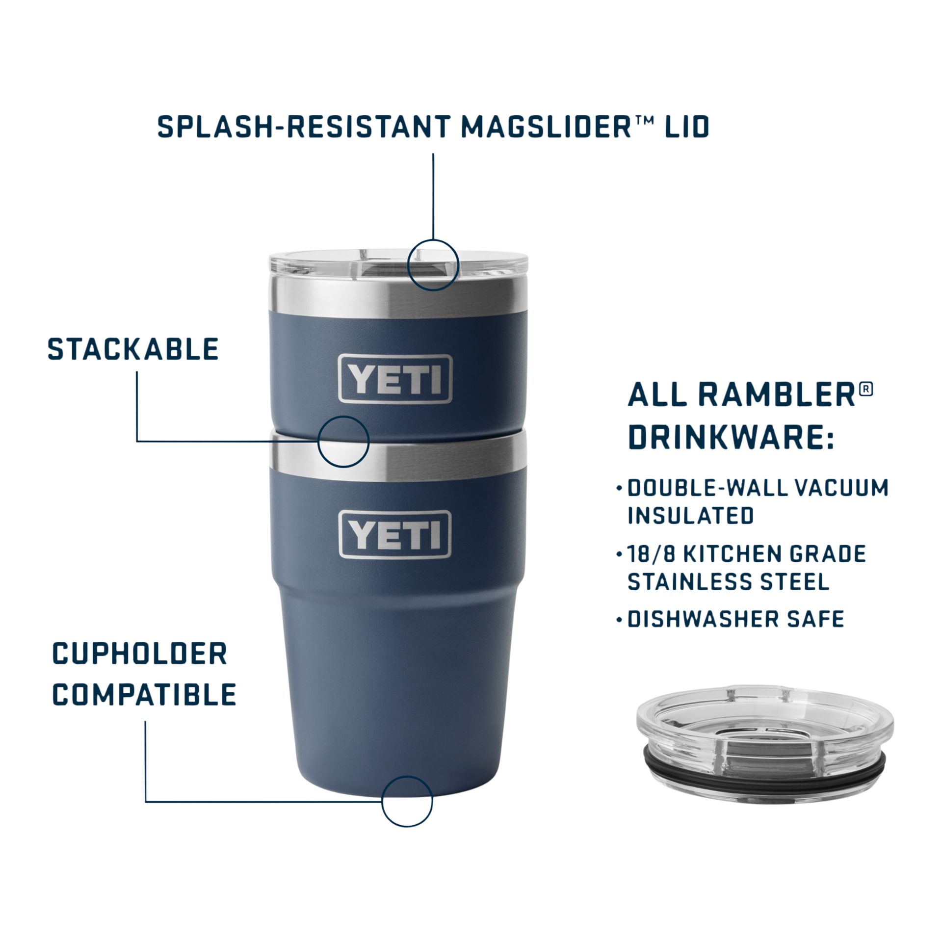 YETI Rambler® 16 oz Stackable Cup