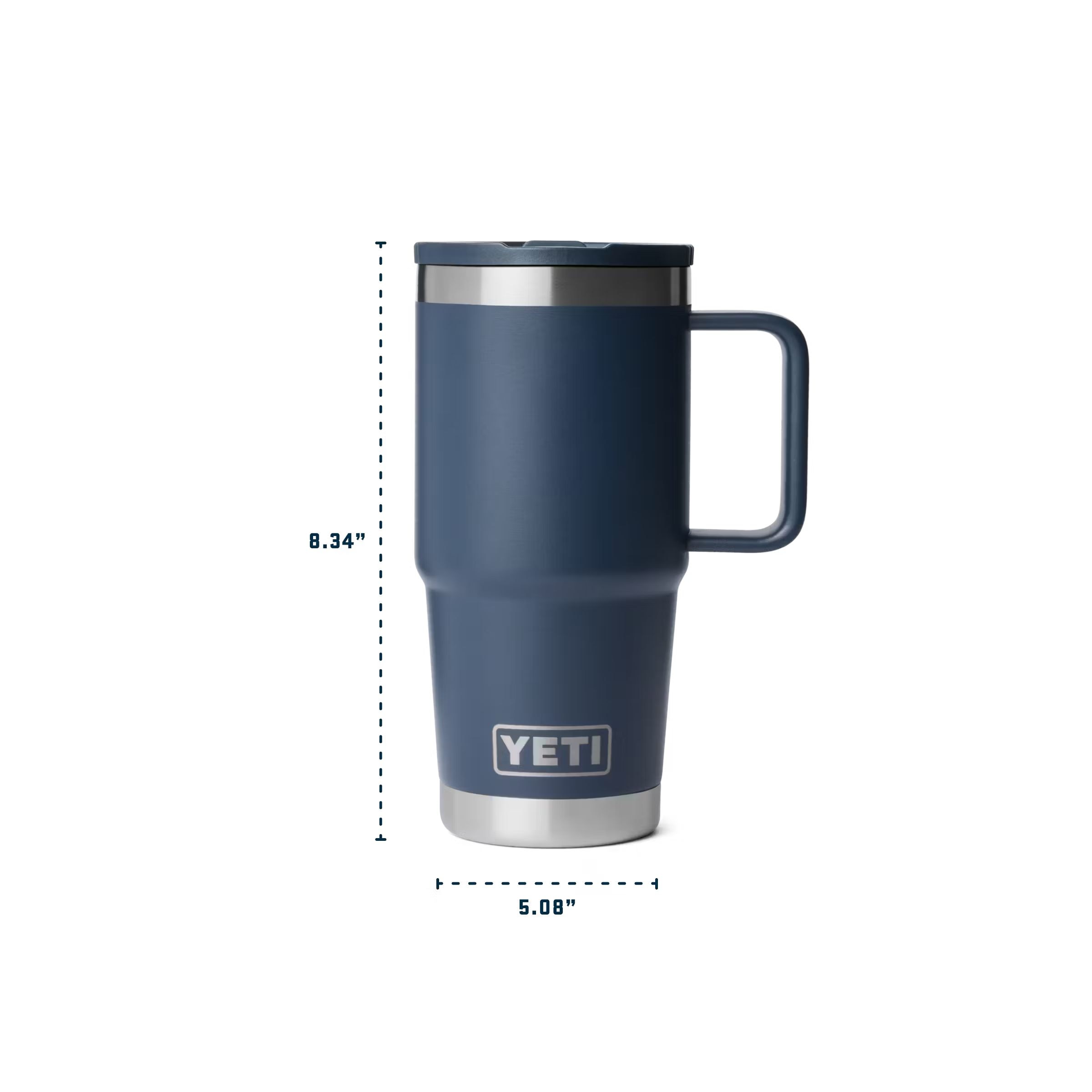 YETI Rambler® 20 oz Travel Mug with Straw