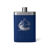 YETI NHL Calgary Flames Stainless Steel Flask Front_Flat