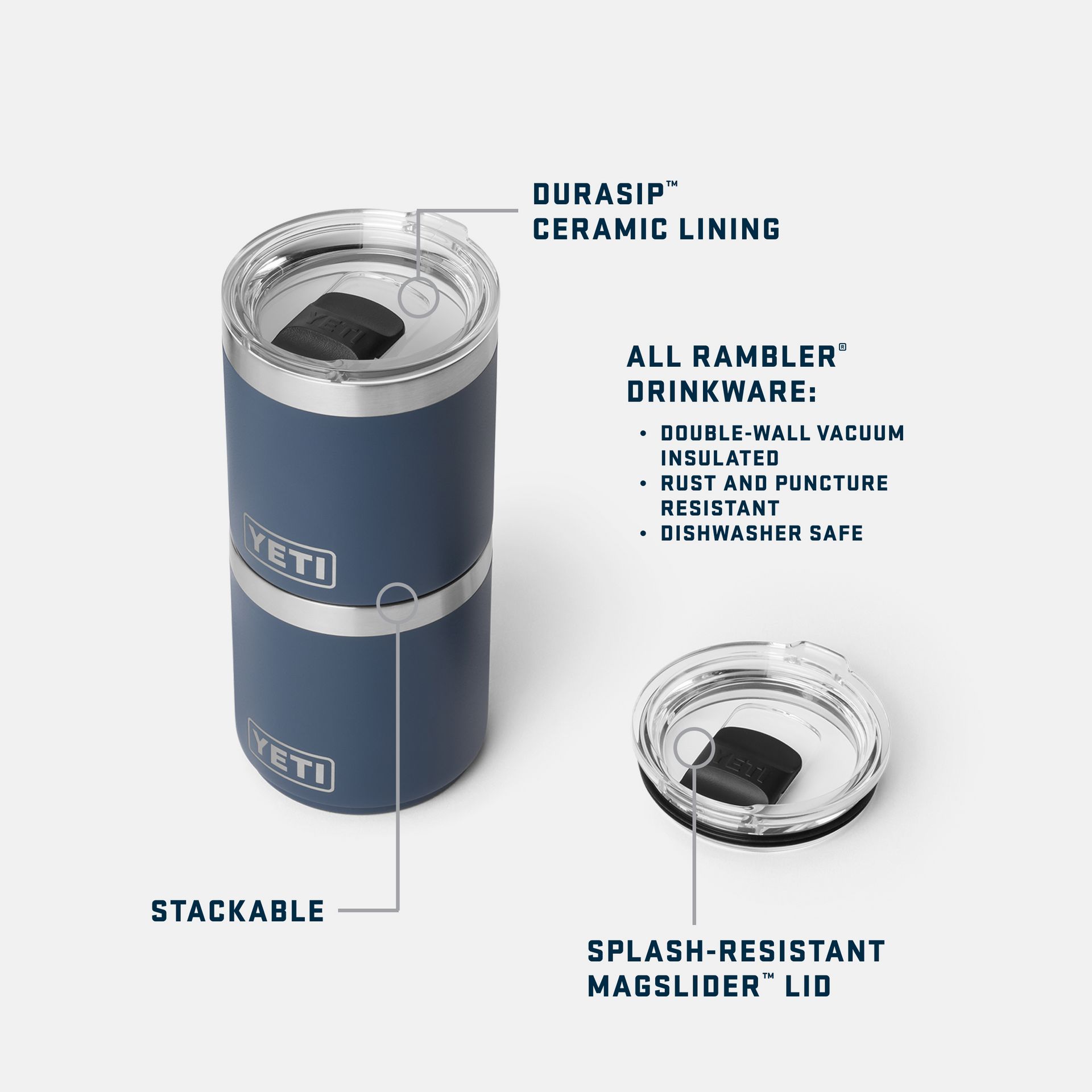YETI Rambler® 10 Oz 2.0 Stainless Steel Lowball Tumbler