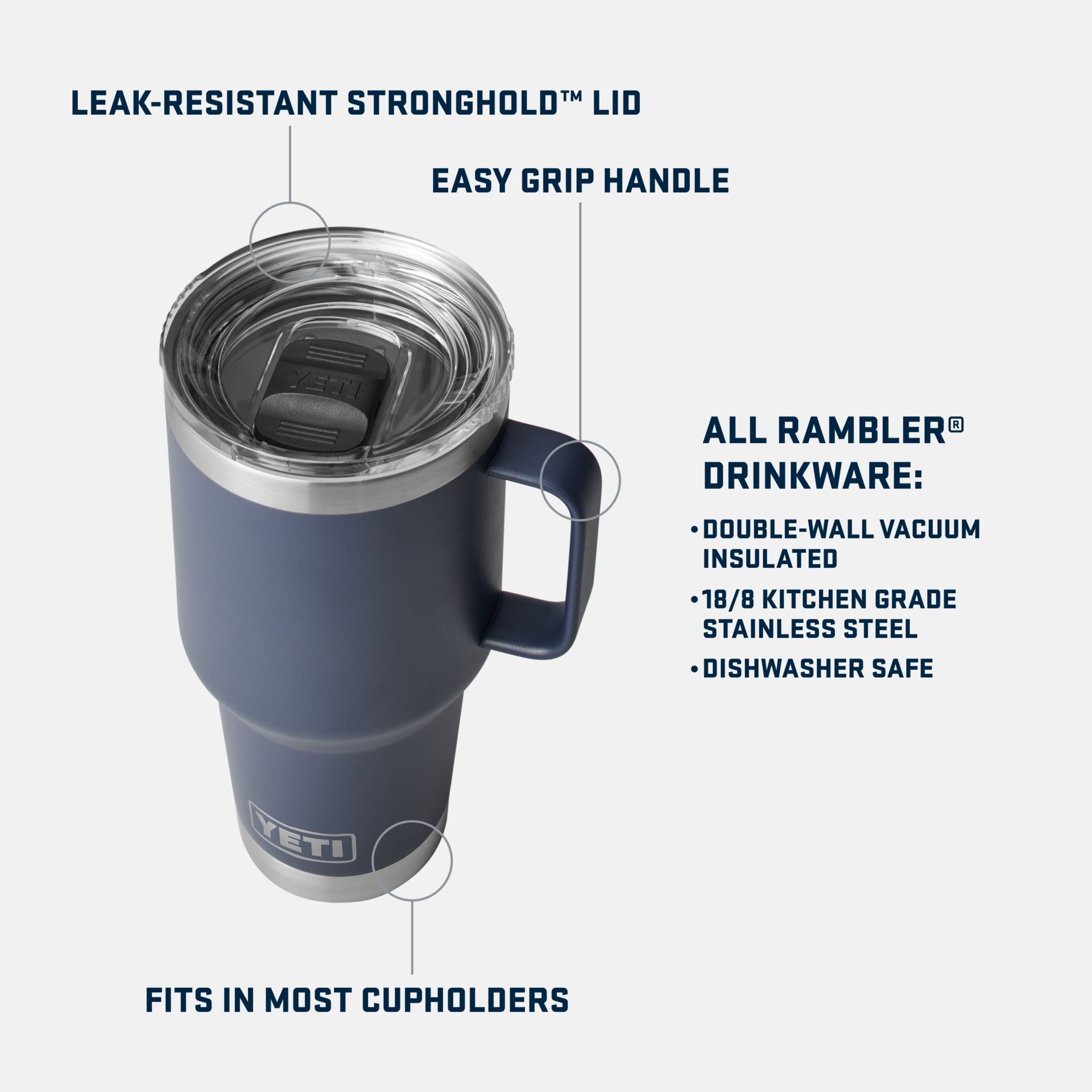 YETI Rambler® 30 oz 2.0 Travel Mug