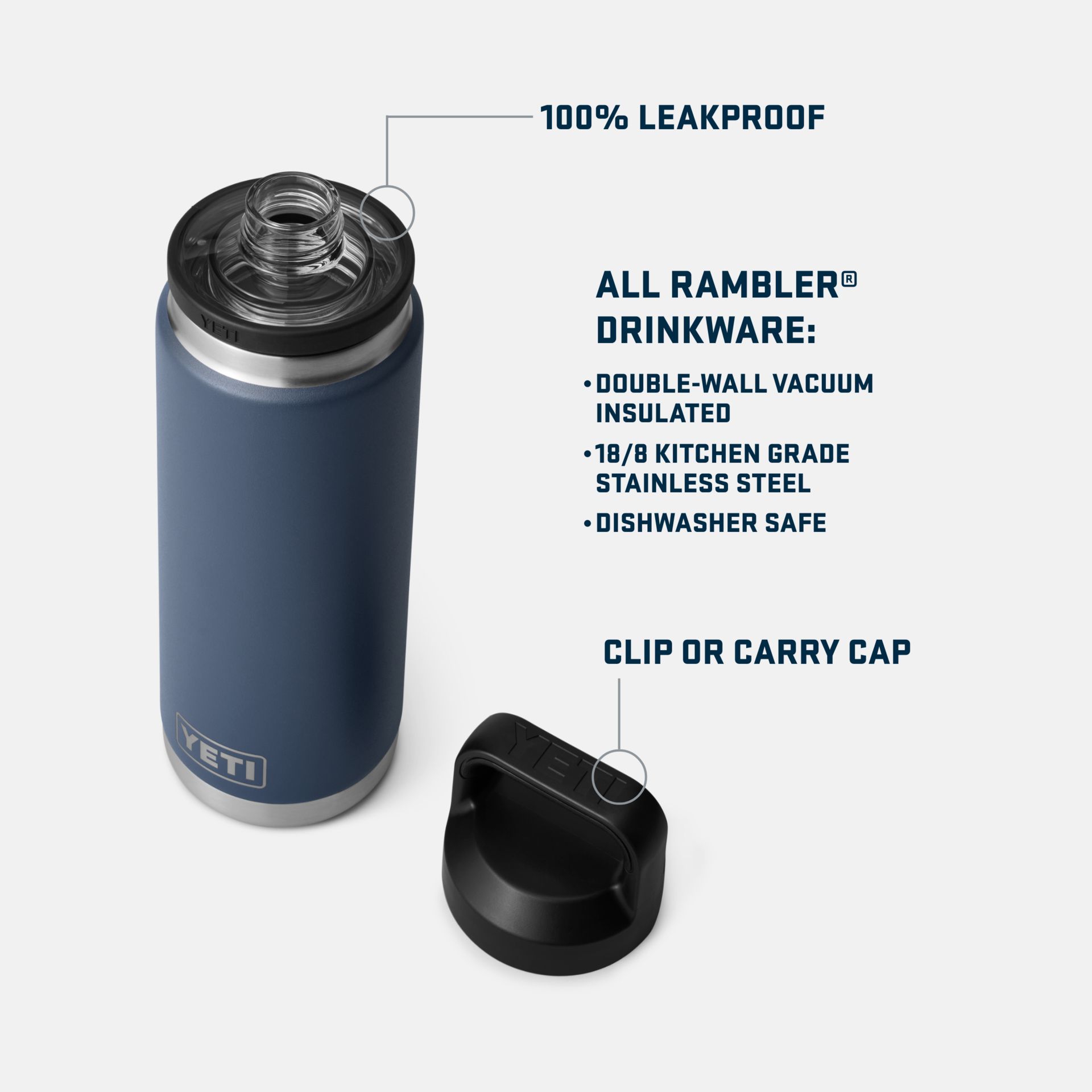 YETI Rambler® C Chug 26 Oz Stainless Steel Water Bottle