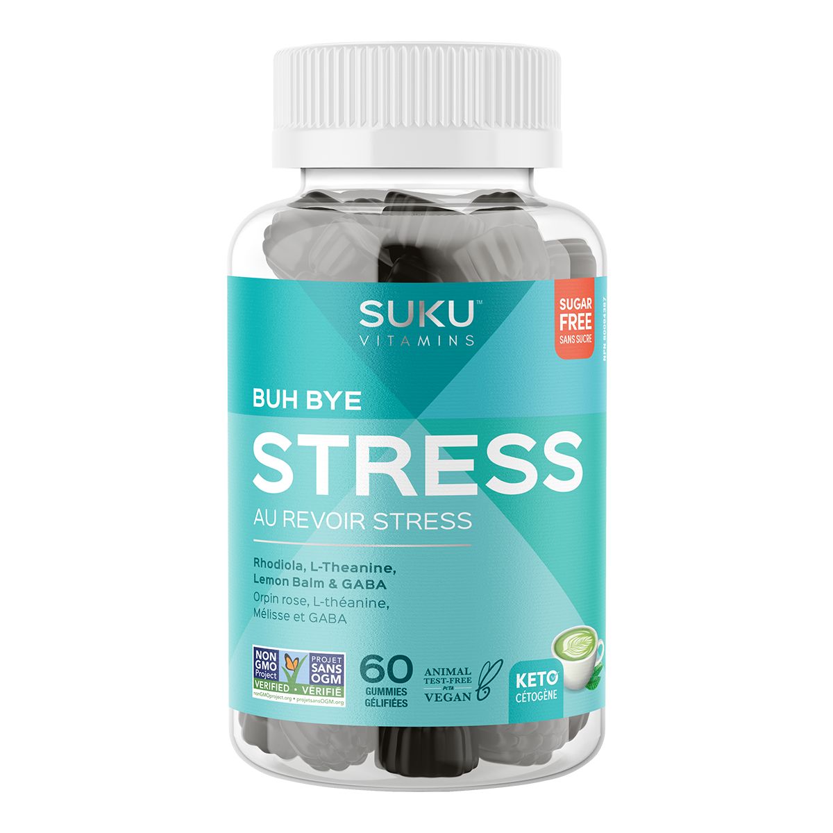 Image of Suku Buh Bye Stress Vitamin Gummies - 60 Counts