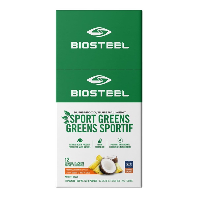BioSteel Sport Green On The Go Stick Packs - Pineapple