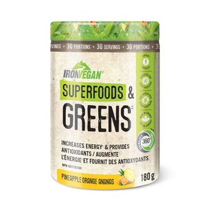 Iron 150g Vegan Superfoods & Greens - Pineapple Orange