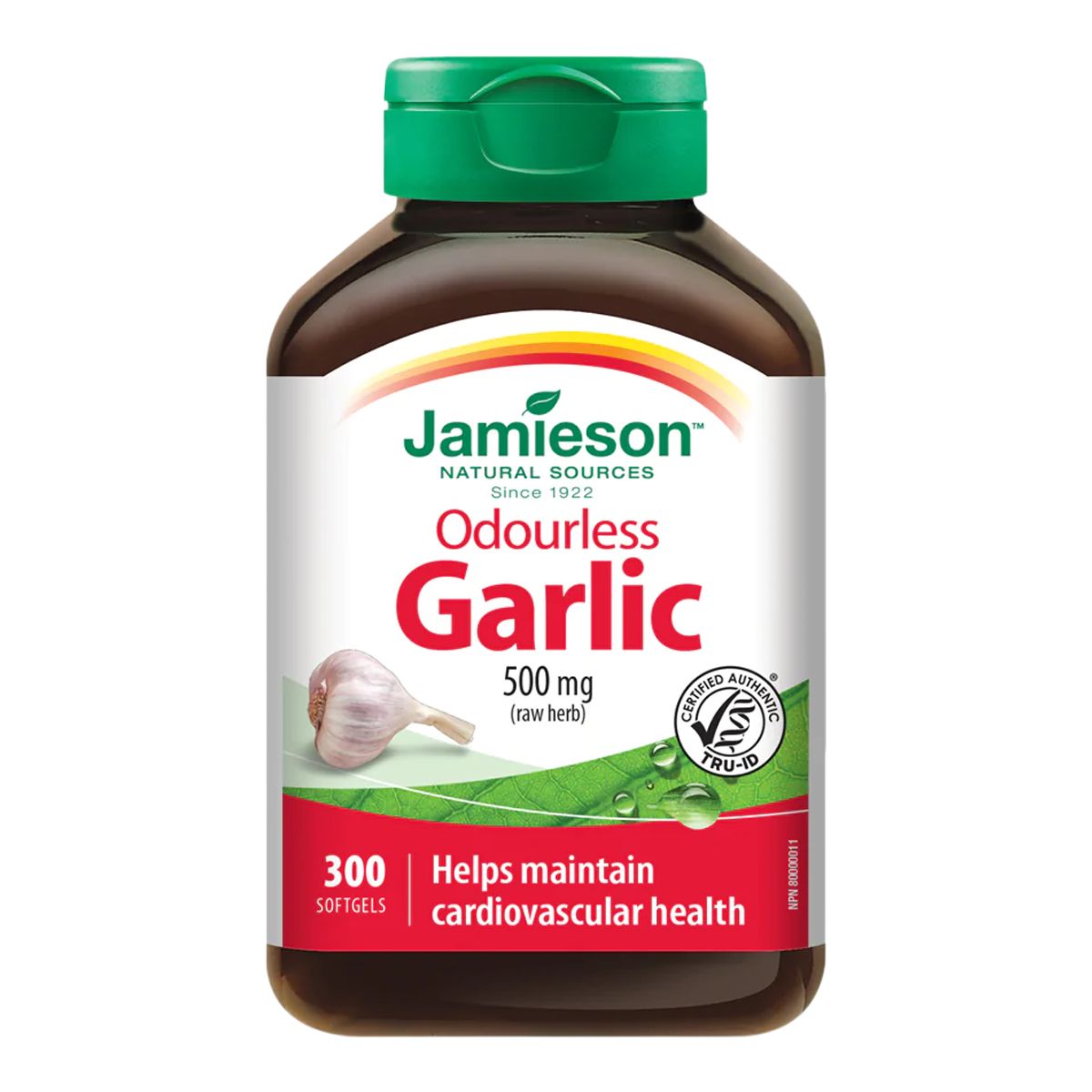Jamieson Garlic Odourless - 300 Softgels
