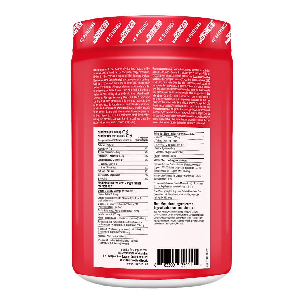 BioSteel High Performance Sports Hydration Mix - Mixed Berry