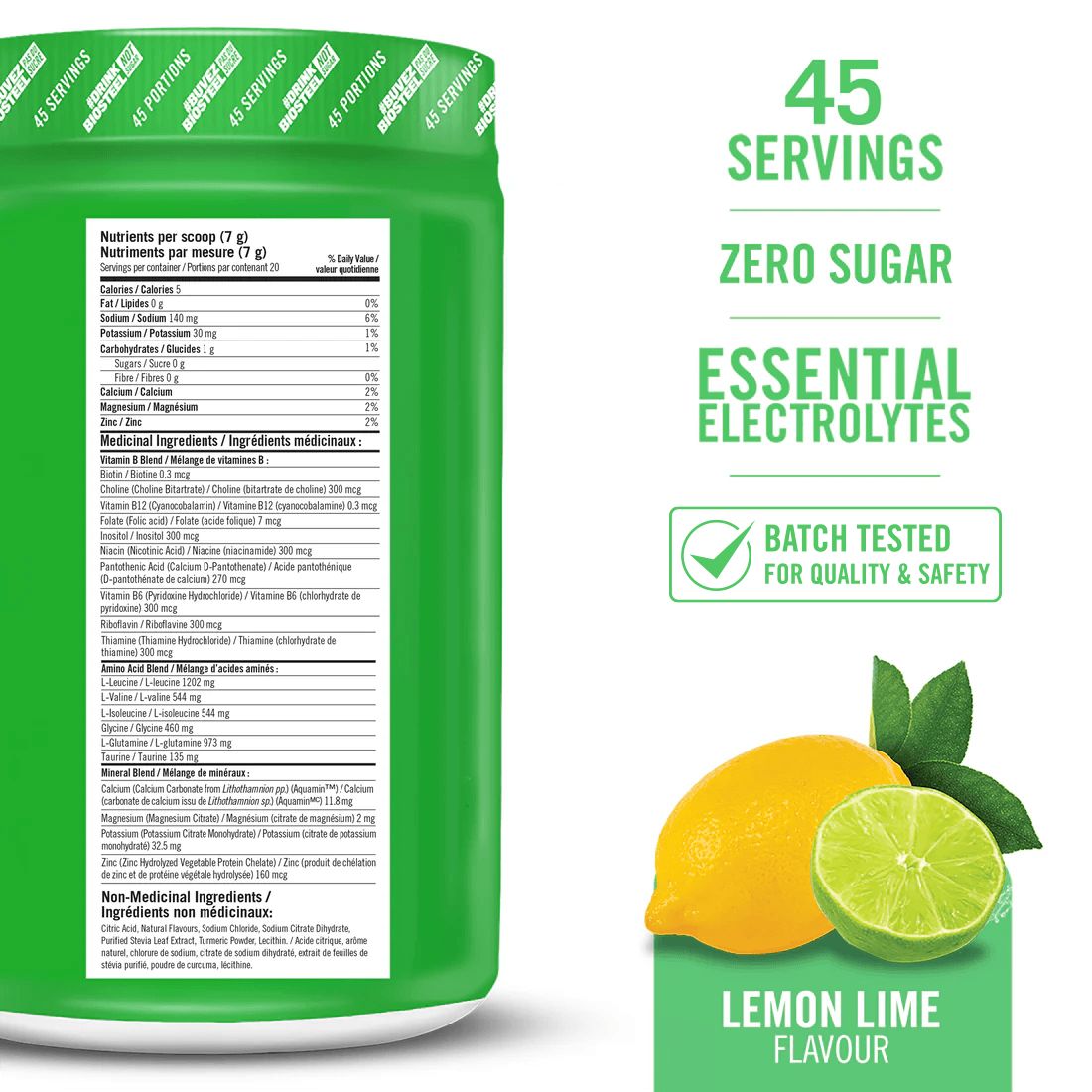 BioSteel High Performance Sports Hydration Mix - Lemon Lime