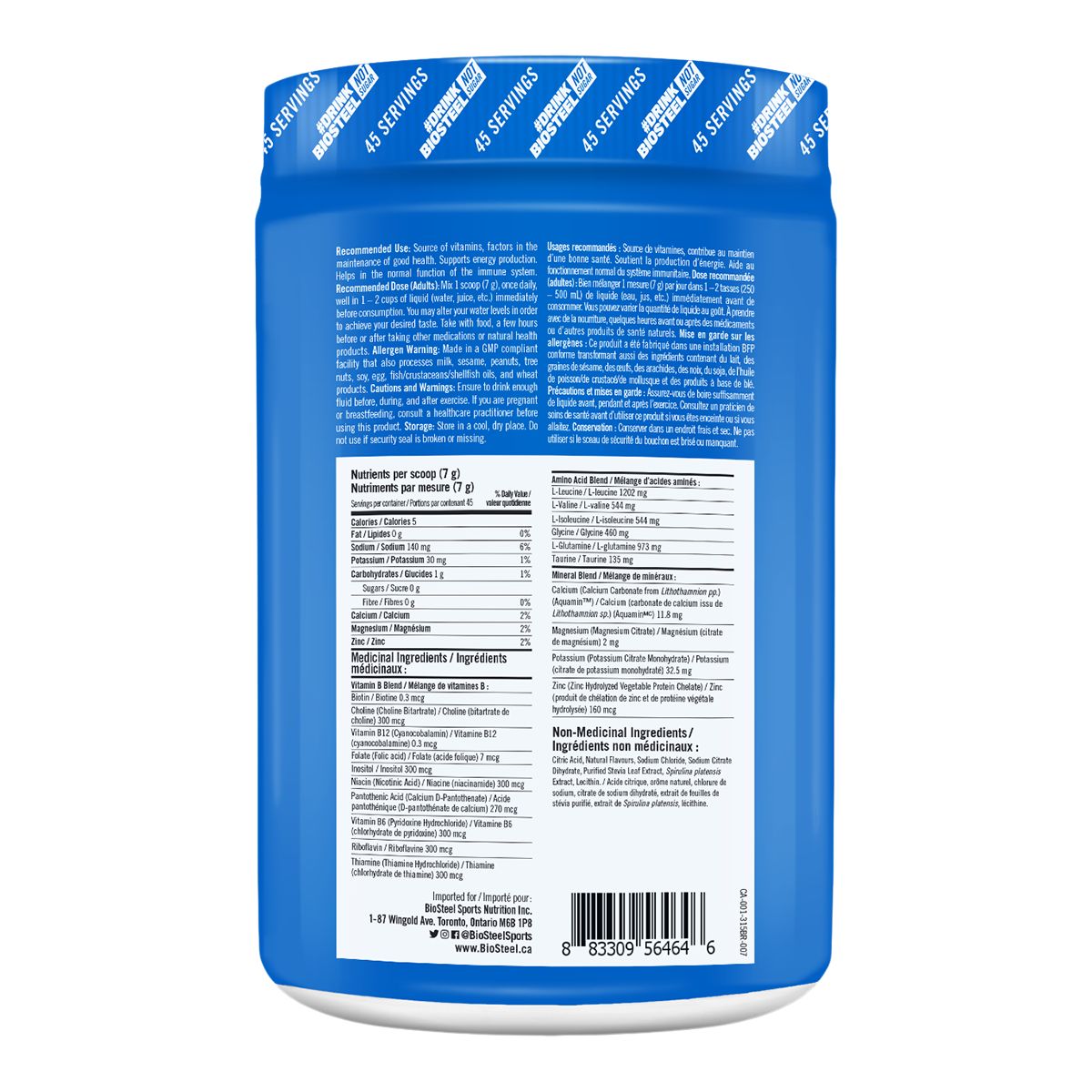 BioSteel High Performance Sports Hydration Mix - Blue Raspberry