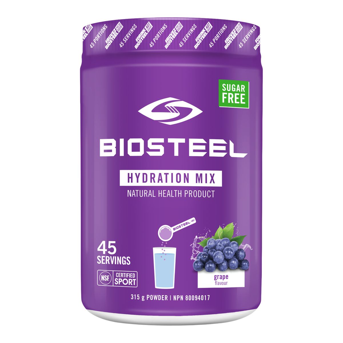 BioSteel High Performance Sports Hydration Mix Tub Powder 315g
