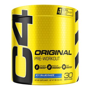 C4 Original Pre-Workout Icy Blue Razz 195g 30 Servings