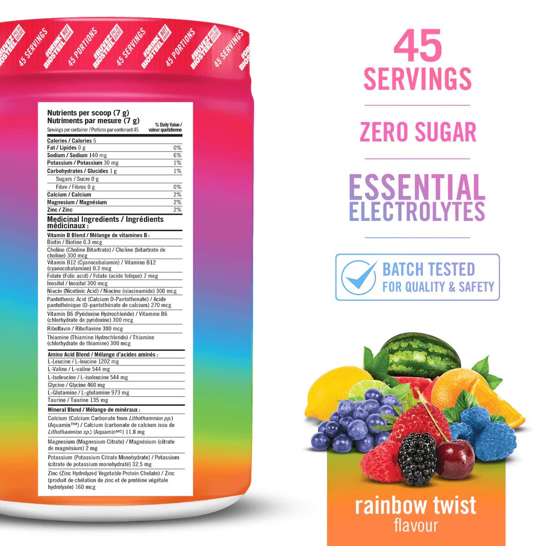 BioSteel High Performance Sports Hydration Mix - Rainbow Twist