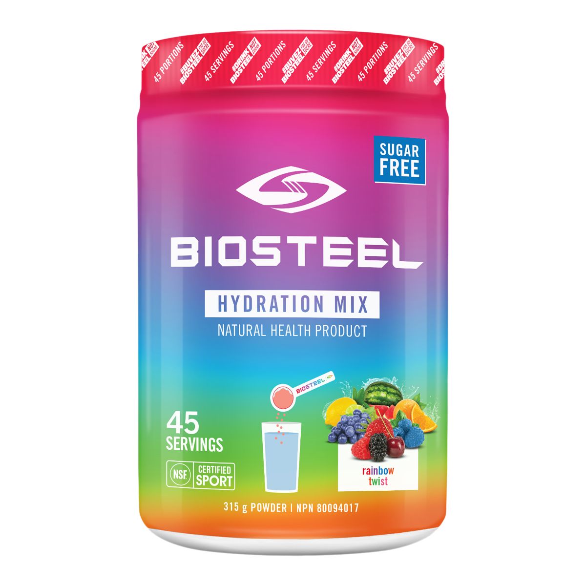 BioSteel High Performance Sports Hydration Mix - Rainbow Twist