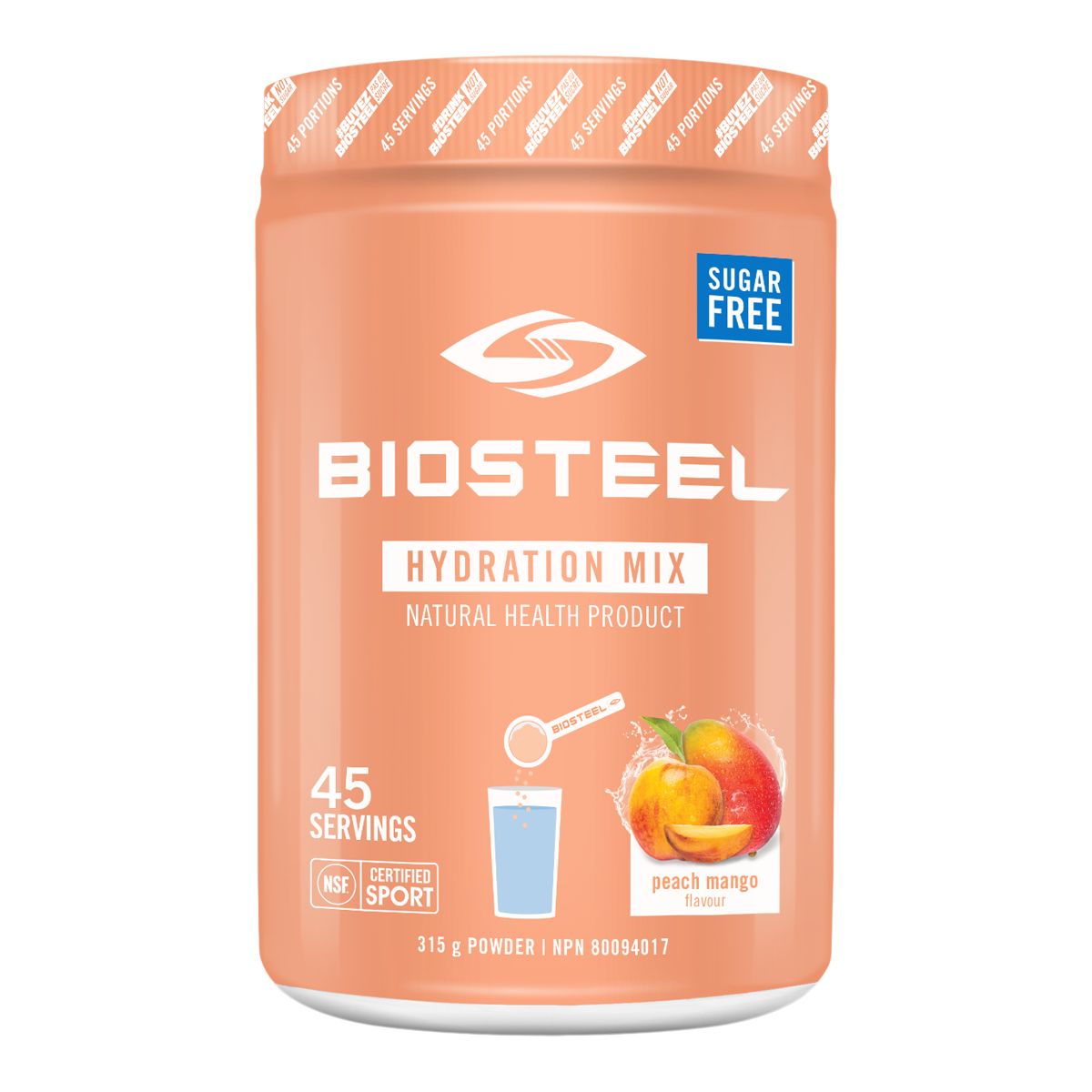 BioSteel High Performance Sports Mix (12 x Packets) + FREE BIOSTEEL TEAM  BOTTLE! 