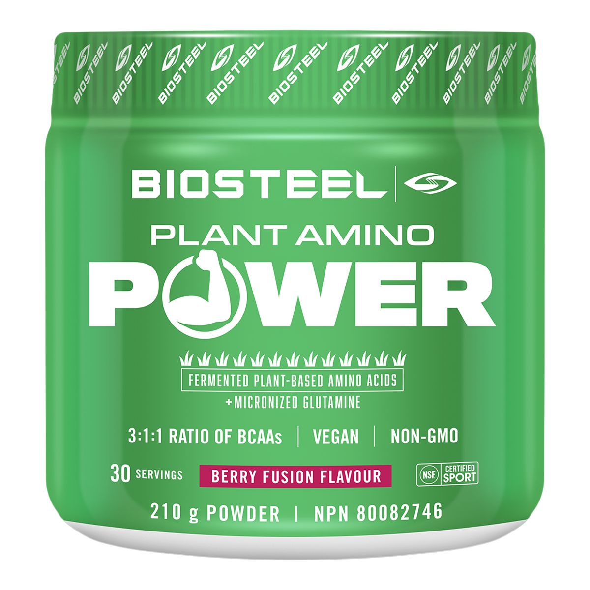 BioSteel Plant Amino Power - Berry Fusion Front_Flat