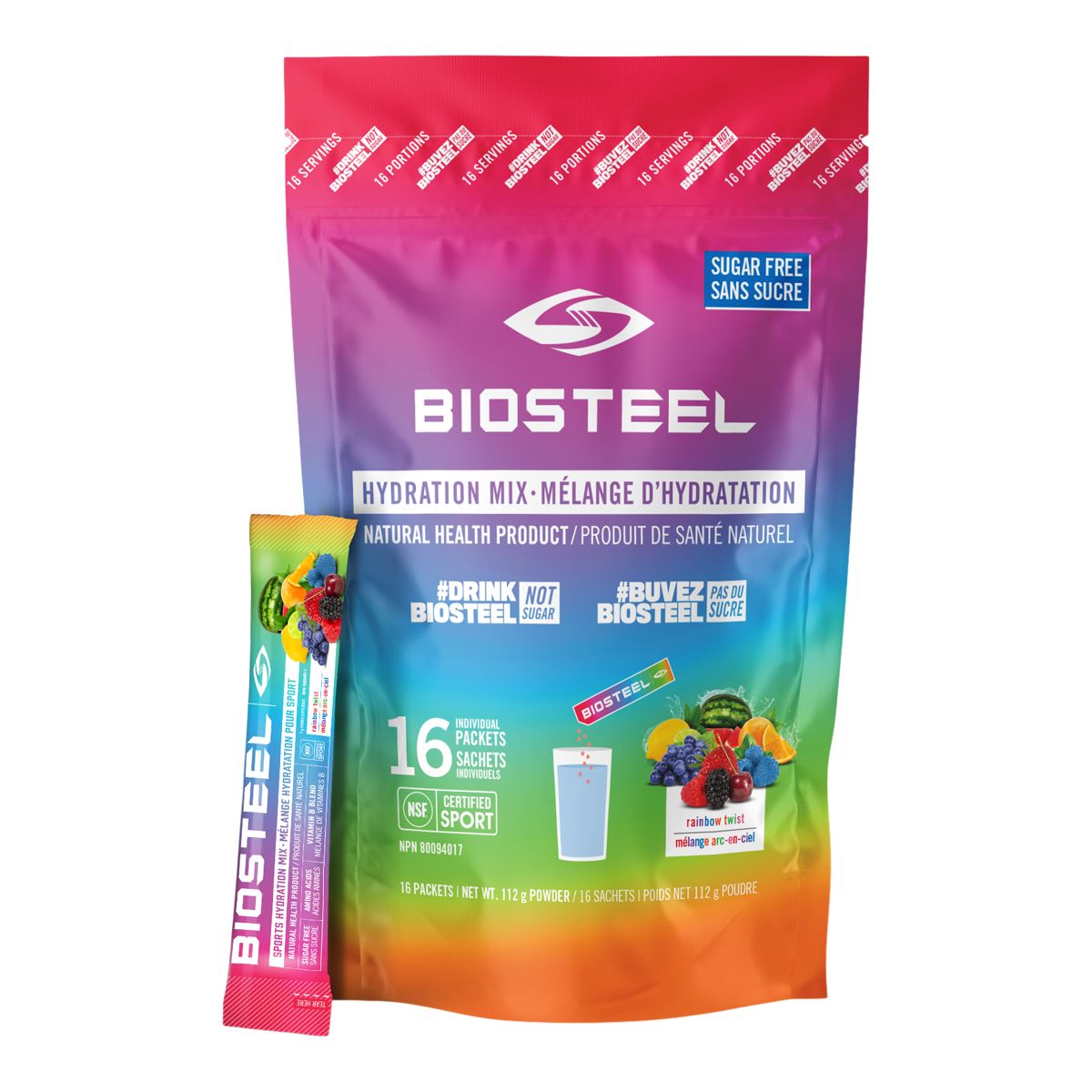 BioSteel High Performance Sports Hydration Mix - Rainbow Twist