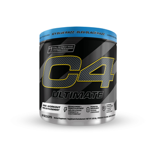 C4 Ultimate 12 SV Pre-Workout Powder - Icy Blue Razz